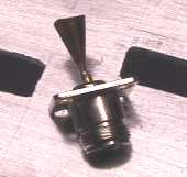 N connector with feedcone attached